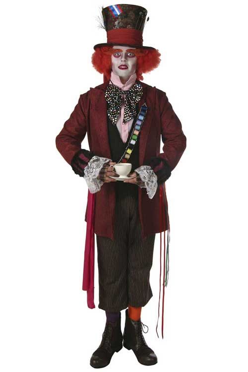 Mad Hatter Costume Adult Alice in Wonderland Halloween Fancy Dress Mad Hatter Costume Adult Alice in Wonderland Halloween Fancy Dress