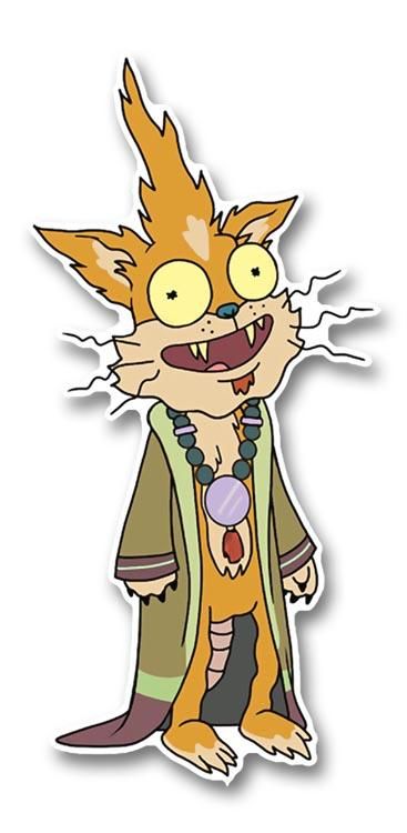 Squanchy Robe Sticker Personajes De Rick Y Morty Personajes De Dibujos Animados Clasicos Estantes De Skate