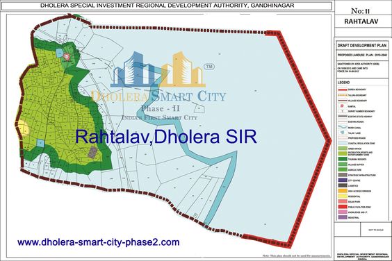 Map of Rahtalav, Dholera SIR. #Dholera #DholeraSIR #DholeraSmartCity #Gujarat