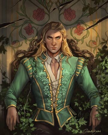 Artwork che raffigura Tamlin, signore della corte di primavera