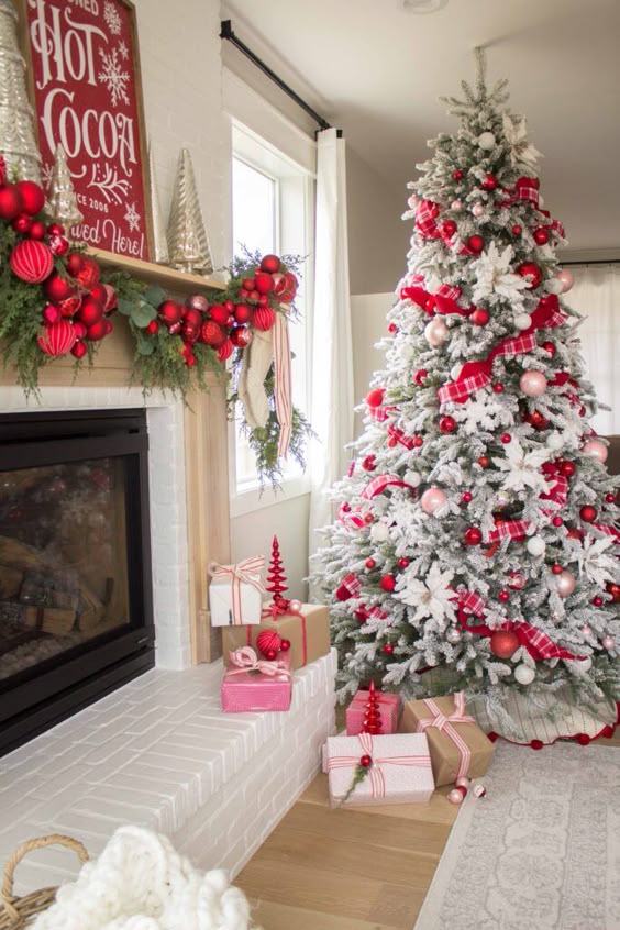 Classic Nostalgic Red Christmas - Handmade Farmhouse