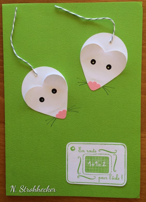 Carte souris pour nouveaux élèves
