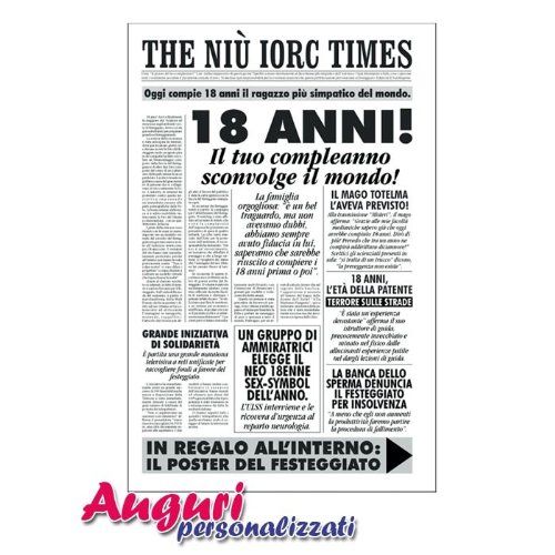 Inviti Compleanno 18 Anni Inviti Custodia Tema Assortiti Maschile Unisex Vari Eur 1 30 Picclick It Feste Di Pensionamento Biglietto Giornale
