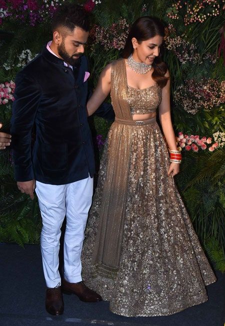 Anushka Sharma’s Reception Lehenga by Sabyasachi | Vogue India