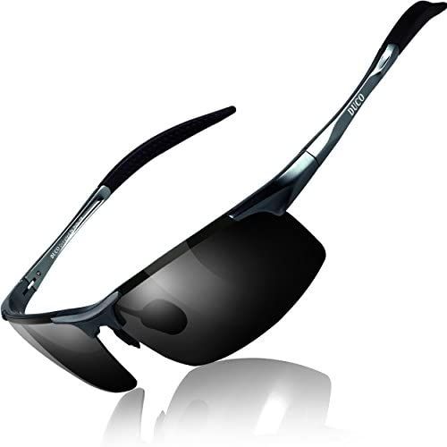 DUDUKING Gafas de Sol deportivas polarizadas Gafas de sol a prueba de polvo a prueba de viento antireflejo antiniebla Gafas de Ciclismo para Hombres y Mujeres