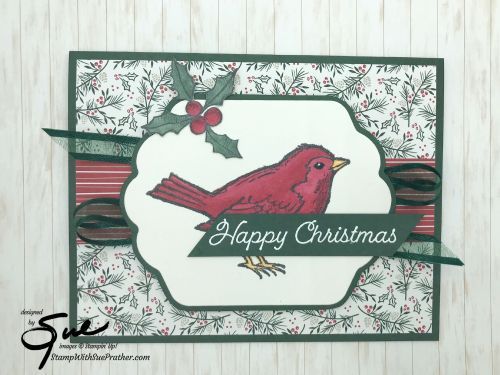 Stampin’ Up! Happy Holly-Days for the Happy Inkin’ Thursday Blog Hop | Stamp With Sue Prather