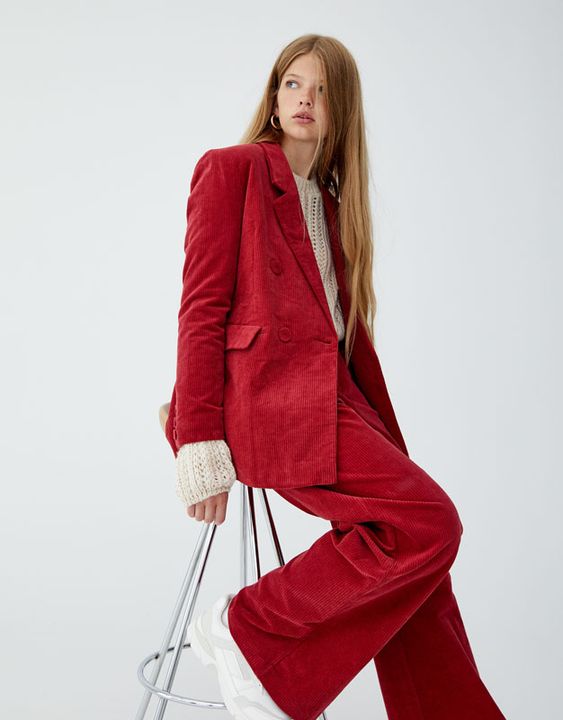 Blazer doppiopetto con bottoni - PULL&BEAR