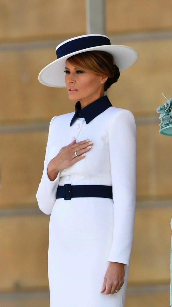 Fashion Notes: Melania Trump Is the Crown Jewel in Dior Haute Couture for U.K. State Dinner | LOVE, LOVE, LOVE, this look -