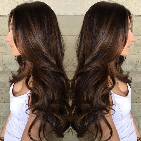 caramel highlights