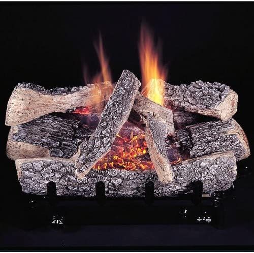Rasmussen 30 Inch Bark Gas Log Set With Vent Free Natural Evening Embers C5 Triple Burner Variable Flame Re Sets Fireplace Logs - Fireplace Log Starter Propane Rasmussen 30 Inch Bark Gas Log Set With Vent Free Natural Evening Embers C5 Triple Burner Variable Flame Re Sets Fireplace Logs - Fireplace Log Starter Propane