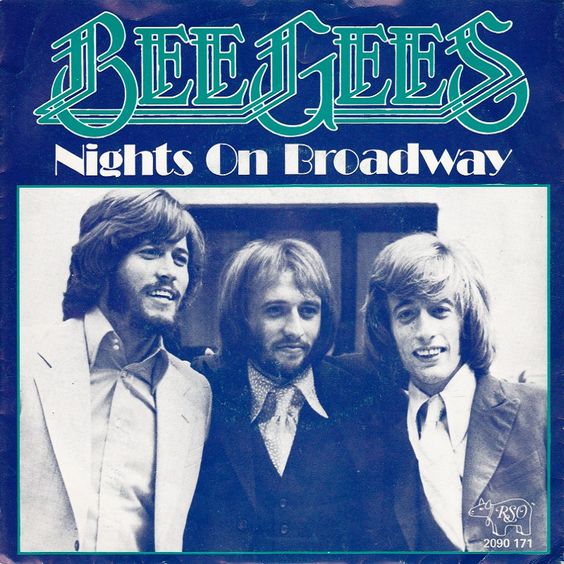 Bee Gees – Nights on Broadway (single cover art) Bee Gees – Nights on Broadway (single cover art)