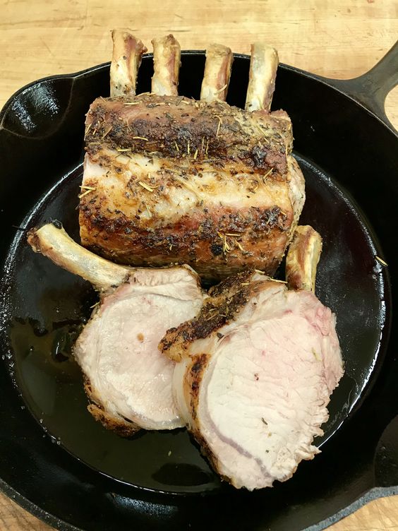 Savory French Cut Pork Loin Roast