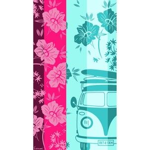 Drap de Plage Jacquard 100X180cm 420gsm COMBI SENSEI LA MAISON DU COTON - Serviette de plage