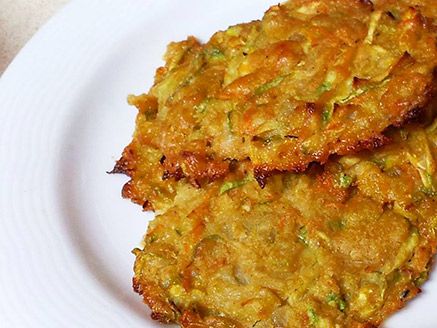 Baked Vegan Zucchini Latkes - Vegan Foods