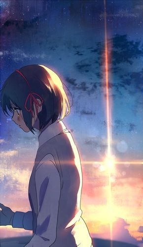 Best Wallpaper Couple Anime Terpisah Ideas Kimi No Na Wa Your Name Anime Anime