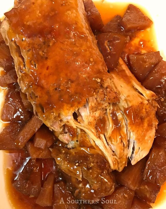 Sweet and Sour Pork Loin with Pineapple