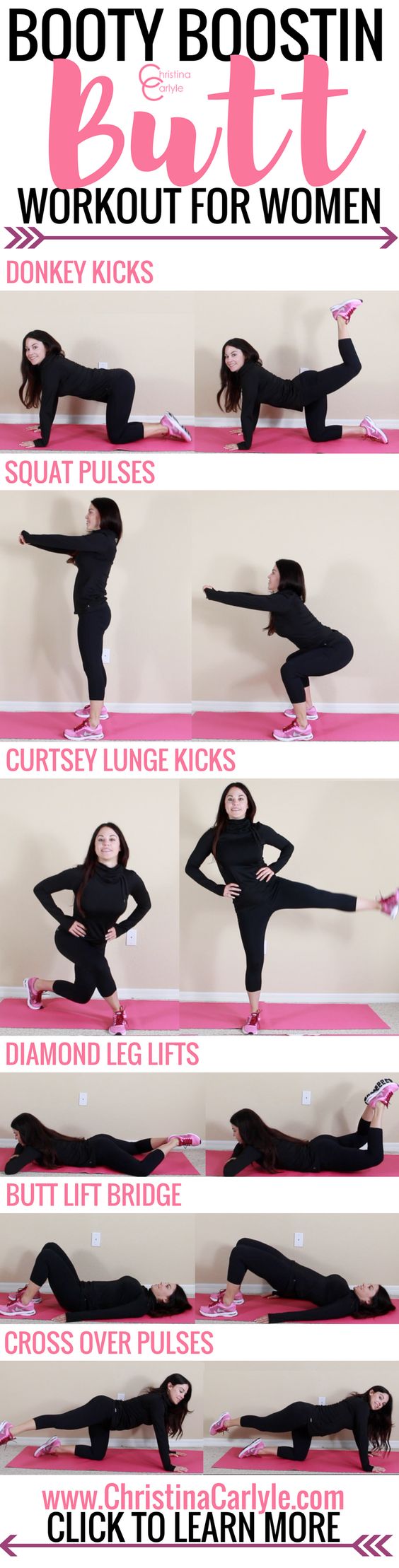 butt exercises - christina carlyle