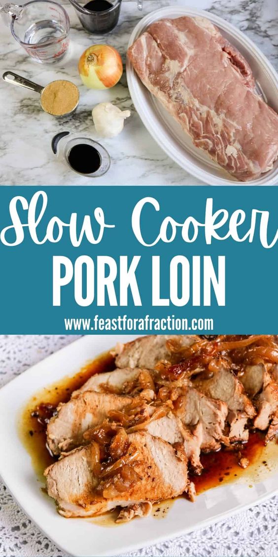 Easy Slow Cooker Pork Loin Recipe