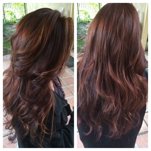 caramel highlights
