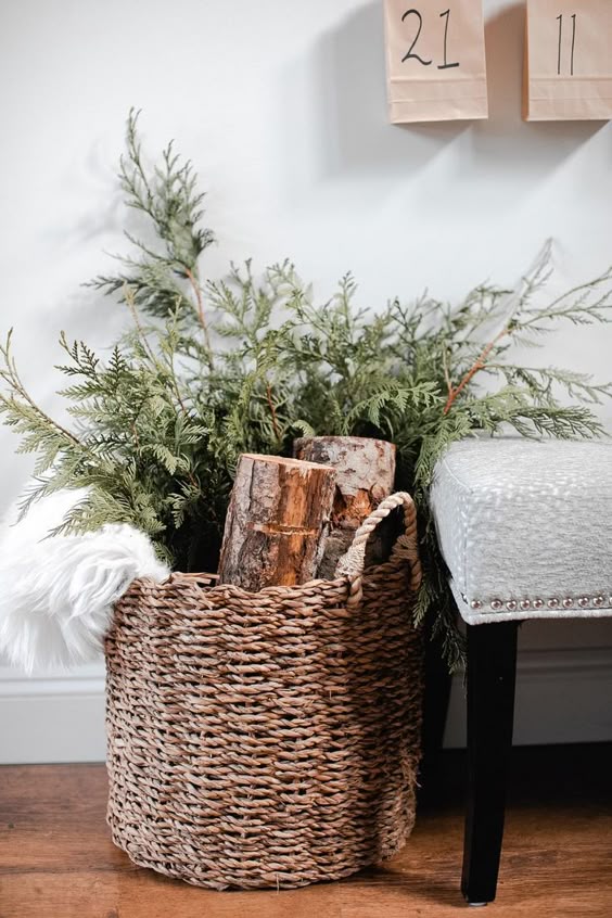 Decorate for Christmas using Scandinavian and Modern farmhouse design concepts