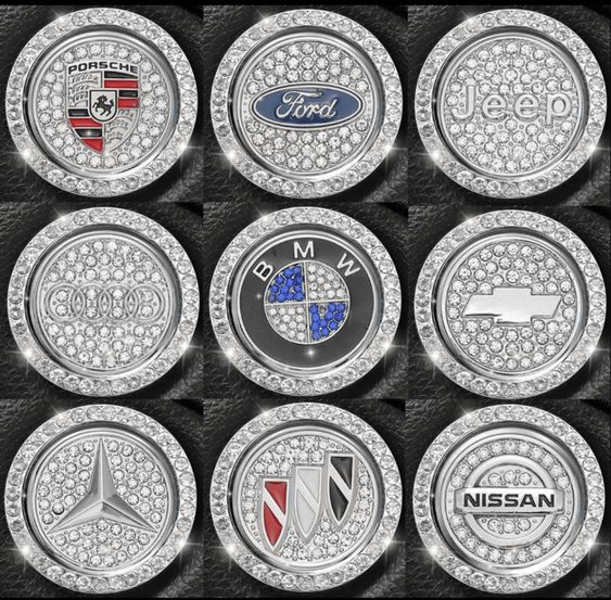 a handmade, car brand specific, Crystal rhinestone cover. The engine start button cover adds a touch of elegance to your ordinary interior, Perfection of car accessories, car décor Made of high-quality zinc alloy, polished and electroplated on the entire surface Scratch-resistant and durable No Drilling, No Damage To The Original Start button, No Disassembling Fits 98% of Cars but IF YOU HAVE AN OVAL START BUTTON OR YOUR START BUTTON SURFACE ISN\'T FLAT THEN THIS ITEM WON\'T FIT YOUR CAR Clean You
