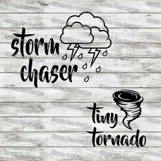 Tiny tornado svg Storm chaser svg Tiny tornado svg Cricut Mommy and me svg Daddy and son svg Baby onesie svg Storm chaser svg Cameo