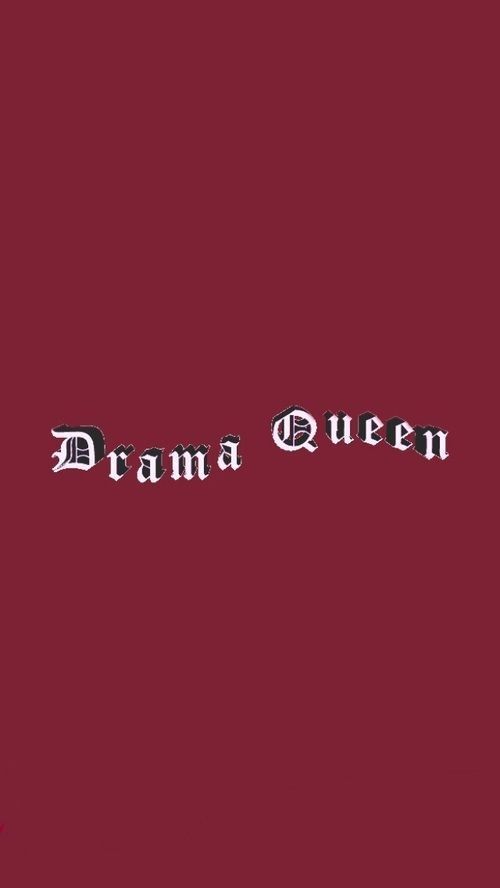 Drama Queen Fitted T Shirt By Papercatlab Art Collage Wall Lettering Aesthetic Stickers
