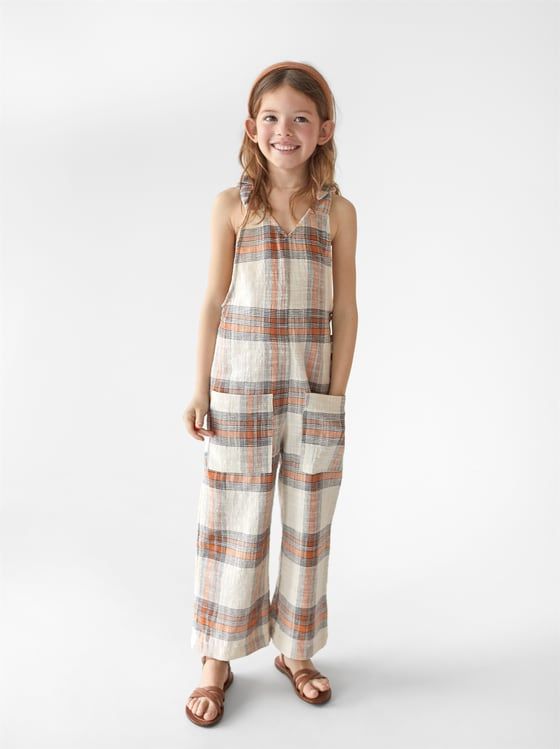 Zara Kids Relaxed Check Jumpsuit Vestido De Cuadros Cuadros Ninas Zara Zara Kids Relaxed Check Jumpsuit Vestido De Cuadros Cuadros Ninas Zara