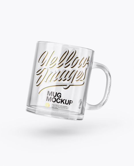 Glass Mug Mockup In Object Mockups On Yellow Images Object Mockups Mockup Free Psd Free Psd Mockups Templates Free Logo Mockup Psd