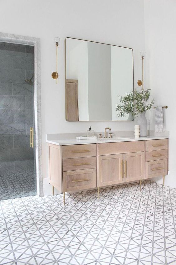 The Forest Modern: Modern Vintage Master Bathroom Reveal! - The House of Silver Lining
