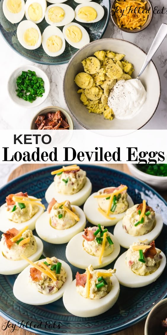 Loaded Deviled Eggs