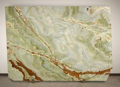 Dark Green Onyx Slab from Walker Zanger