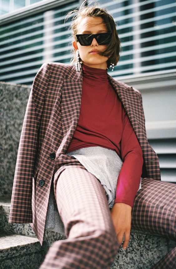 Jip Boxstart wearing 'The Princess of Wales' - Plaid Double Breasted Suit by The Five shot by Fauve Bouwman