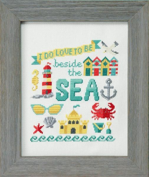 Sea cross stitch pattern City cross stitch pattern Summer cross stitch pattern Modern cross stitch pattern
