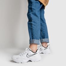 Nike White Black Air Heights Trainers Nike Air Heights Nike Air Heights Outfit Nike Air Heights Women Outfit