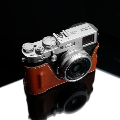 Genuine Leather Half Case for Nikon F2 Brown BRAND NEW