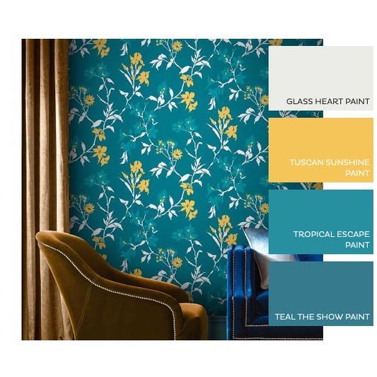 Arthouse Kimora Teal Gold Wallpaper Main Image Teal And Gold Wallpaper Teal Wallpaper Wallpaper