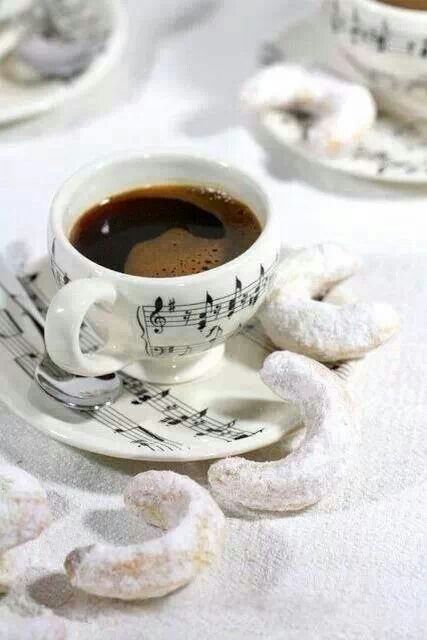 Music is my cup of Coffee, morning, mid-day or evening. Whenever.