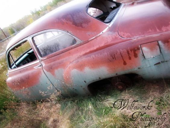 Old rusty car