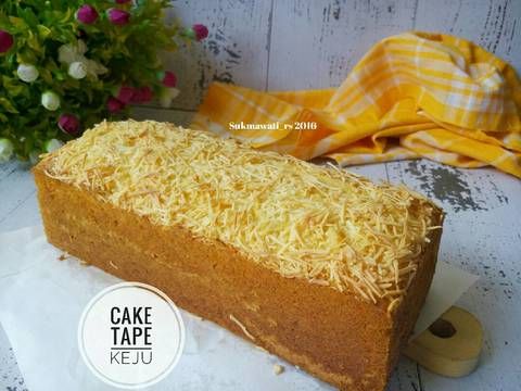 Resep Cake Tape Keju Oleh Sukmawati Rs Resep Resep Masakan Makanan Dan Minuman Makanan Manis