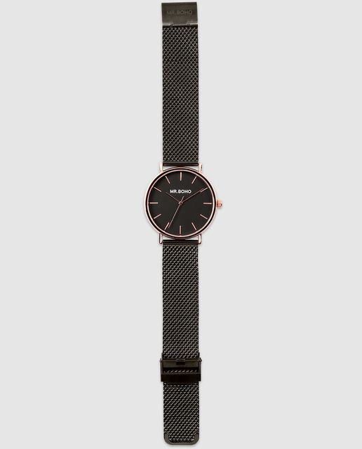 Pin en Products Reloj de mujer Mr. Boho Copper Jet 00728296 de acero negro
