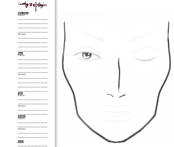 plastic this mac face chart everyone wants hair beauty blank makeup face charts