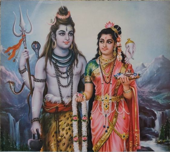 Shiva Parvati - Thevar Art Gallery