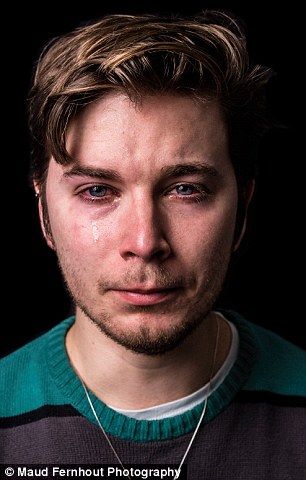 What sadness and joy REALLY look like: Photographer captures men crying and women laughing as she claims both sexes \'suppress\' their emotions