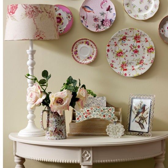 Pratos na parede - Reciclar e Decorar