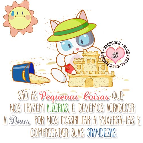 Blog criado desde o dia 23 de setembro de 2010, feito com todo amor e carinho para você! Com mensagens lindas, imagens fofas e muito mais!