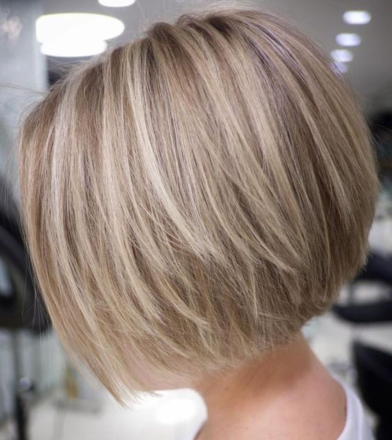 Straight Textured Creamy Blonde Bob