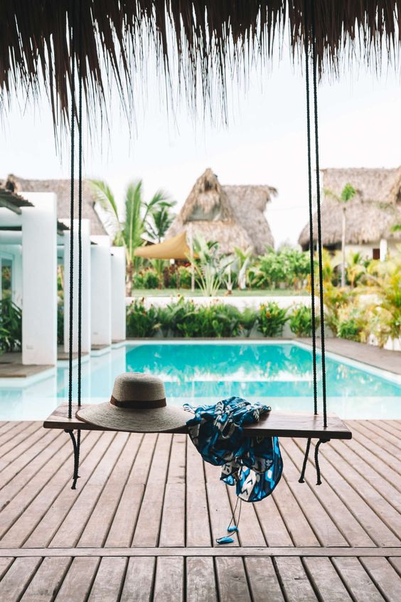 Swell A Surfing Resort In Guatemala Marries Vernacular Charm With Contemporary Comforts Yatzer Backyard Pool Landscaping Luxury Swimming Pools Outdoor Lounge Area