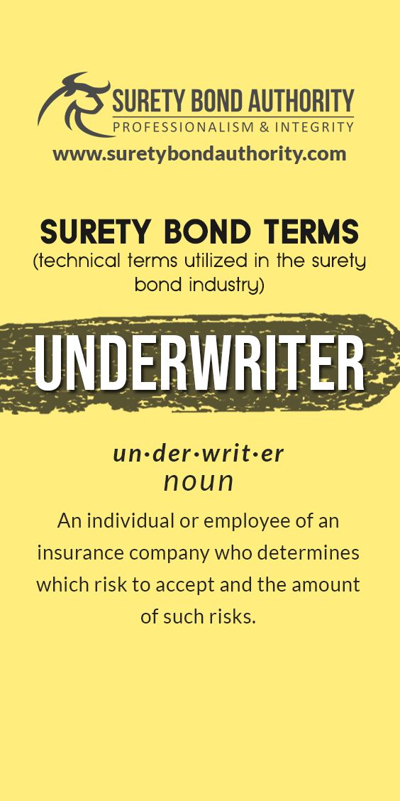 Surety Bond Glossary Bond Glossary Definitions