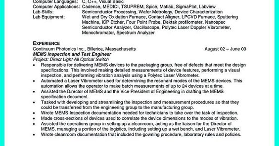 Software Engineer Resume Sample and Tips Vina Share Pinterest - business object resume Software Engineer Resume Sample and Tips Vina Share Pinterest - business object resume